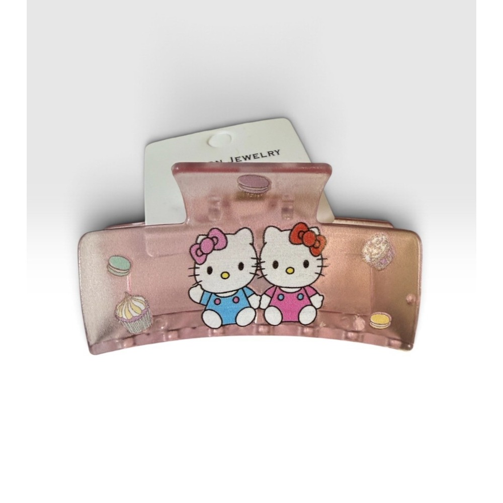 Hello Kitty Sanrio Hair Accessory jaw claw clip PINK Kawaii. NEW